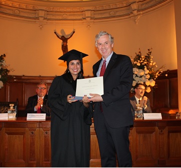 Ceremonia de graduación del Magister en Administración de Salud de la Universidad Católica