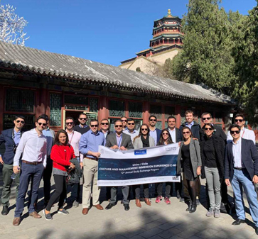Una selección de 17 alumnos del MBA UC está en China gracias a una alianza entre la UC y el Banco de Chile