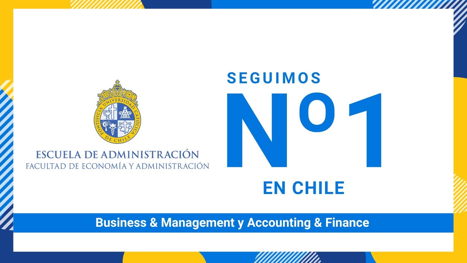 Ranking QS 2023: Escuela de Administración UC es destacada como la mejor de Chile y entra al top 75 a nivel mundial